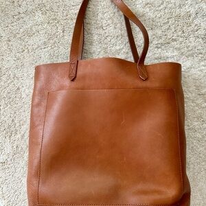 Madewell Brown Leather Tote